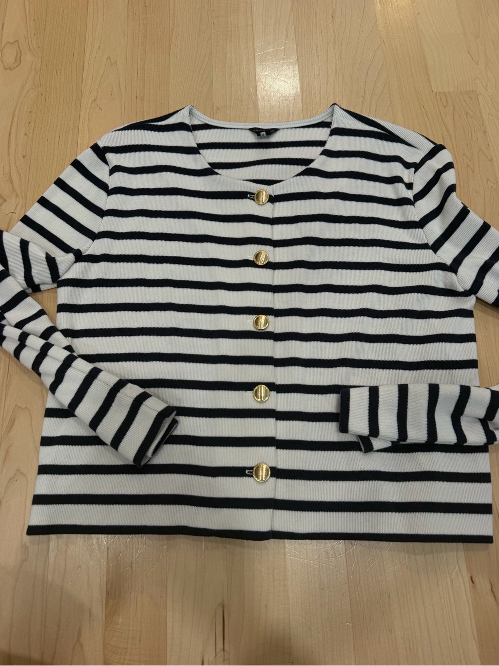 Ann Taylor Striped Knit Top